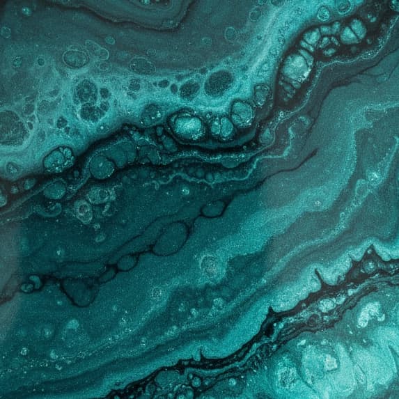 AI-rendered Dark Emerald metallic epoxy sample chip
