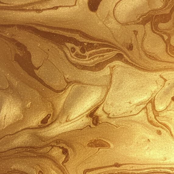 AI-rendered Gold Rush metallic epoxy sample chip