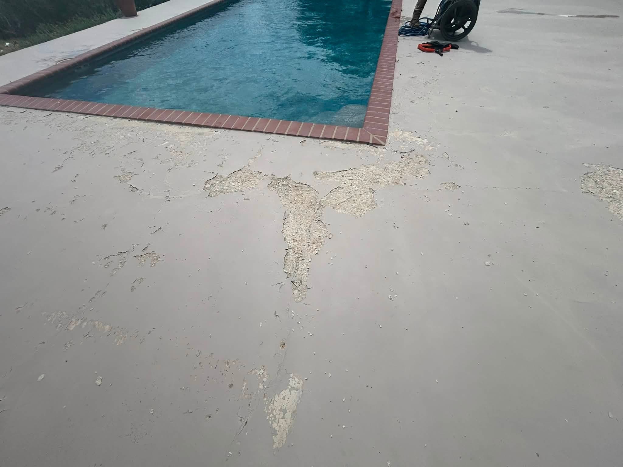 Pool Resurfacing (before)